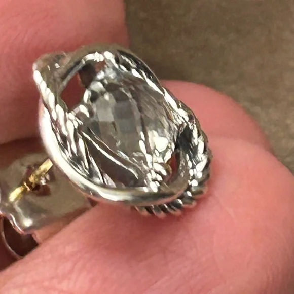 David Yurman Infnity 7mm Prasiolite with DY Pouch - Picture 4 of 9